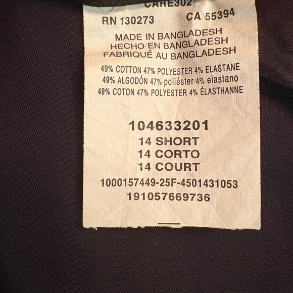 Lee Women's Black Straight Leg Trousers -14 Short - Ultra Lux Comfort NWT - Picture 11 of 11